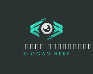 Optometrist - Eye Surveillance Tech logo design