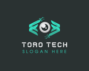 Eye Surveillance Tech logo design