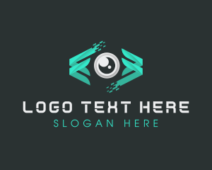 Visual - Eye Surveillance Tech logo design