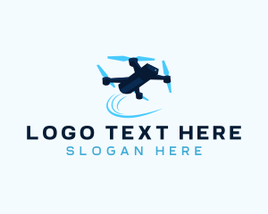 Drone Photography - Aerial Drone Security logo design