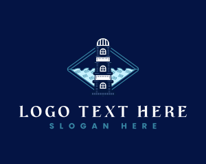 Coastal - Coastal Lighthouse Tower logo design