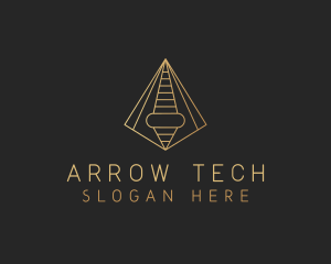 Pyramid Tech Developer logo design