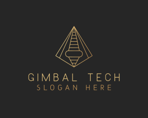 Pyramid Tech Developer logo design