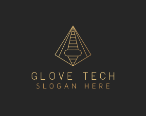 Pyramid Tech Developer logo design