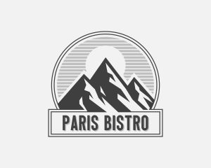 Mountain Peak Hiking Logo