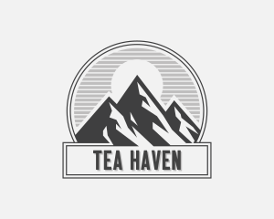 Mountain Peak Hiking Logo