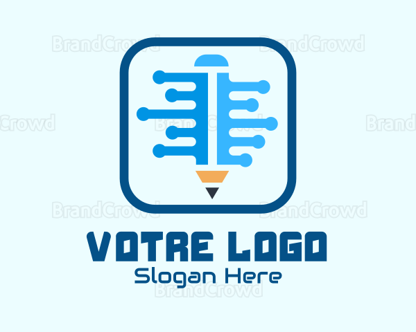 Writing Code App Logo
