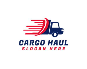 Transport Movers Truck logo design