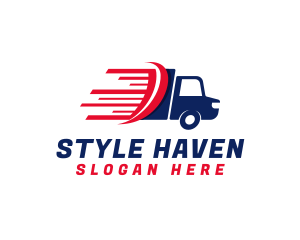 Trailer - Transport Movers Truck logo design