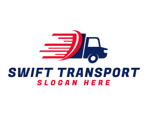 Transport Movers Truck logo design