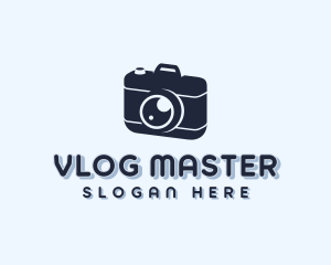 Vlogger - Photo Camera Vlogger logo design