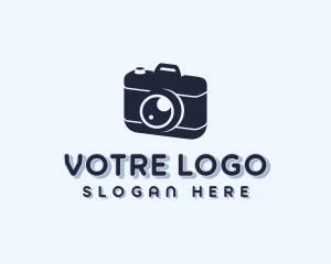 Social Influencer - Photo Camera Vlogger logo design