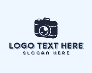 Photo Booth - Photo Camera Vlogger logo design