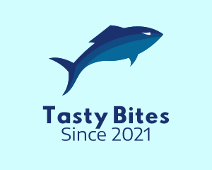 Fast Food - Blue Tuna Fish logo design