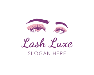 Sparkle Feminine Eyes logo design