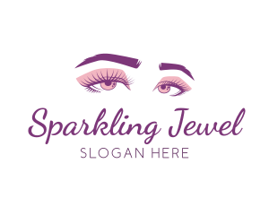 Sparkle Feminine Eyes logo design