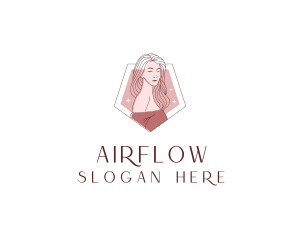 Beauty Babe Woman Fashion logo design