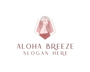 Beauty Babe Woman Fashion logo design