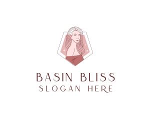 Beauty Babe Woman Fashion logo design