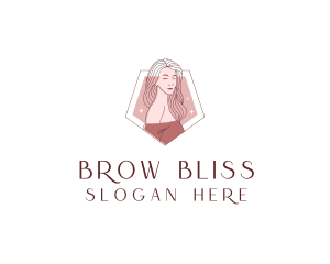 Beauty Babe Woman Fashion logo design