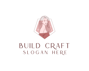 Beauty Babe Woman Fashion logo design