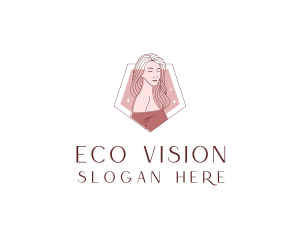 Beauty Babe Woman Fashion logo design