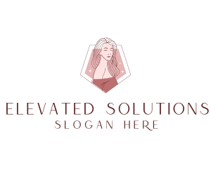 Beauty Babe Woman Fashion logo design