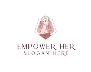 Beauty Babe Woman Fashion logo design