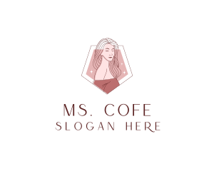 Beauty Babe Woman Fashion logo design