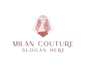 Beauty Babe Woman Fashion logo design