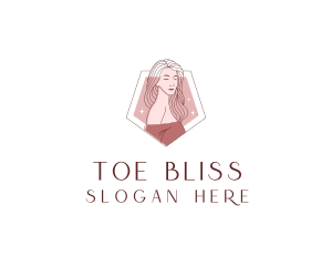 Beauty Babe Woman Fashion logo design