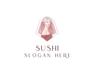 Beauty Babe Woman Fashion logo design