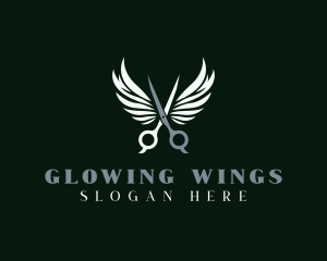 Scissor Wings Hairdresser logo design