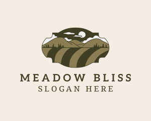 Meadow - Outdoor Hills Farm logo design