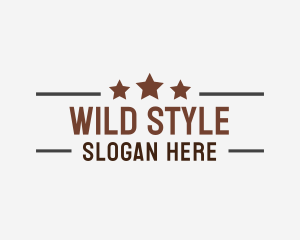 Hipster Star Business logo design