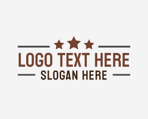 Casual Wear - Hipster Star Business logo design