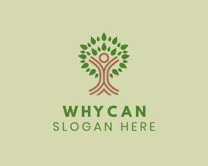 Human Wellness Tree Logo