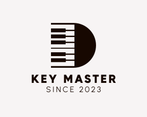 Keys - Piano Keyboard Musician logo design