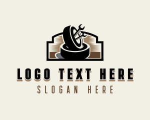 Tools - Tire Auto Mechanic logo design