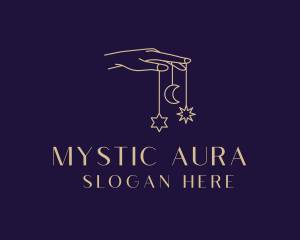 Mystical Tarot Hand logo design