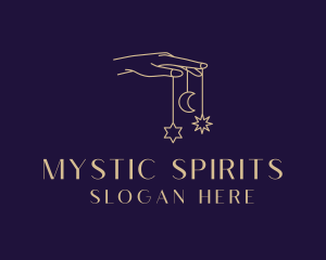 Mystical Tarot Hand logo design