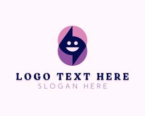 Chat - Tech Customer Support logo design