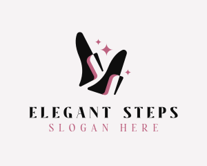 Luxury Stilettos Shoes logo design