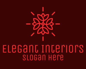 Red Lily Decor logo design