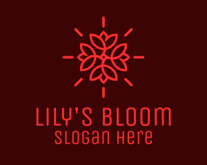 Lily - Red Lily Decor logo design