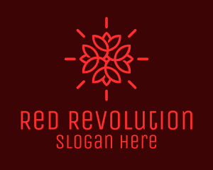 Red Lily Decor logo design