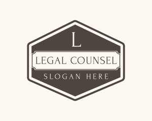 Retro Legal Firm Boutique logo design