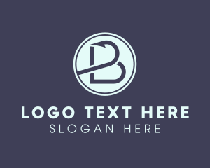 Modern - Modern Hook Letter B logo design