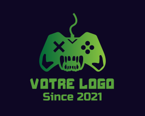 Villain - Game Monster Controller logo design