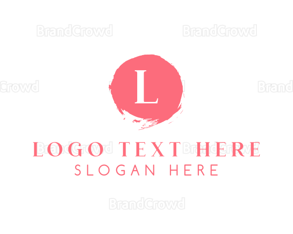 Acrylic Paint Stamp Logo